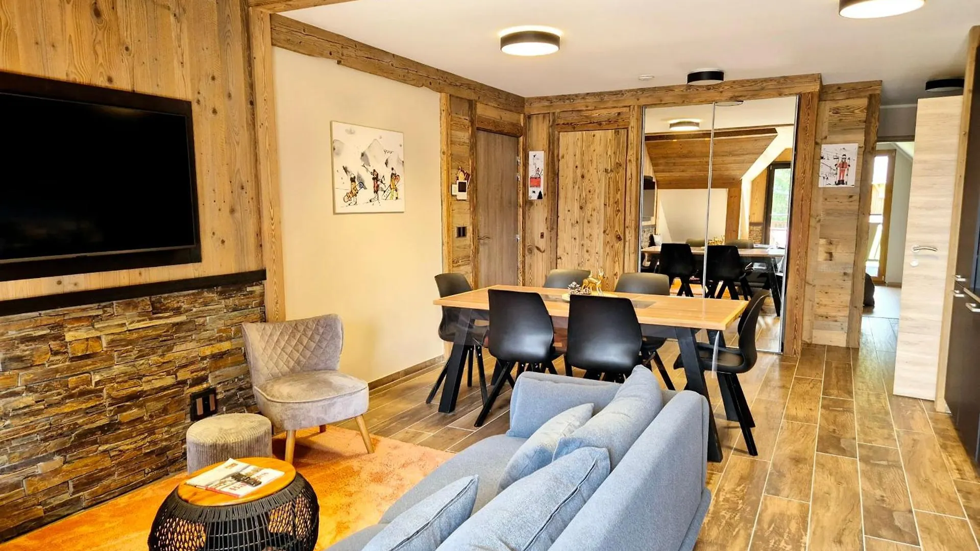 Appartement D'Exception Aux Pieds Des Pistes Ла-Фекла Дом отдыха